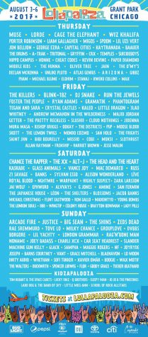 Lollapalooza 2017 Lineup Announced