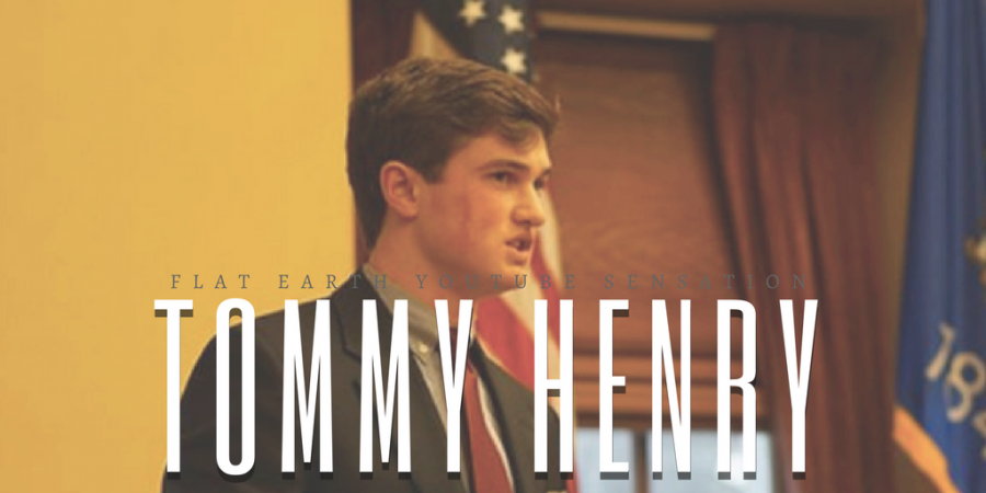 Junior Tommy Henry ignites online debate with Flat Earth satire