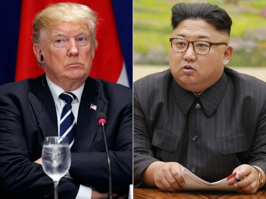 Trump sit down with Kim Jong-Un