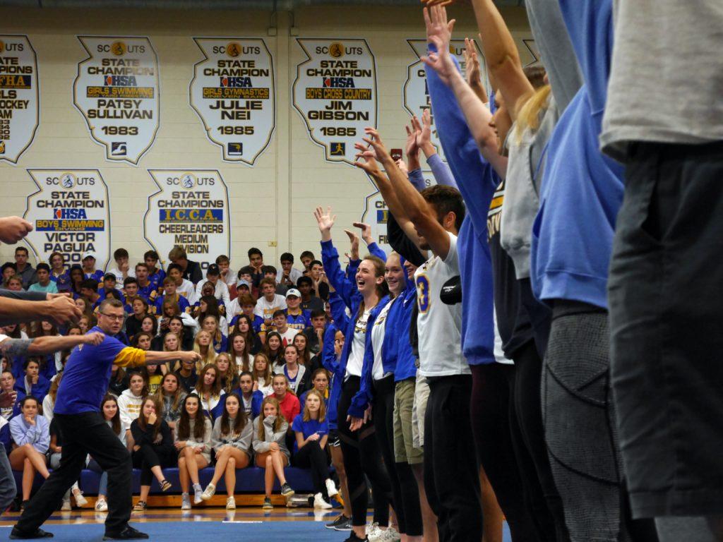 Homecoming pep rally: Forest Photo Story – The Forest Scout