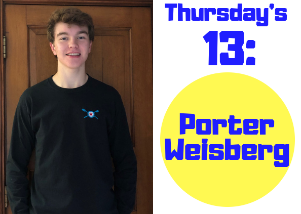 Thursday's 13: Porter Weisberg