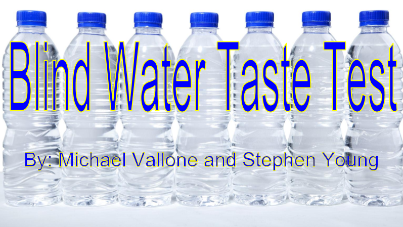 Water+Taste+Test