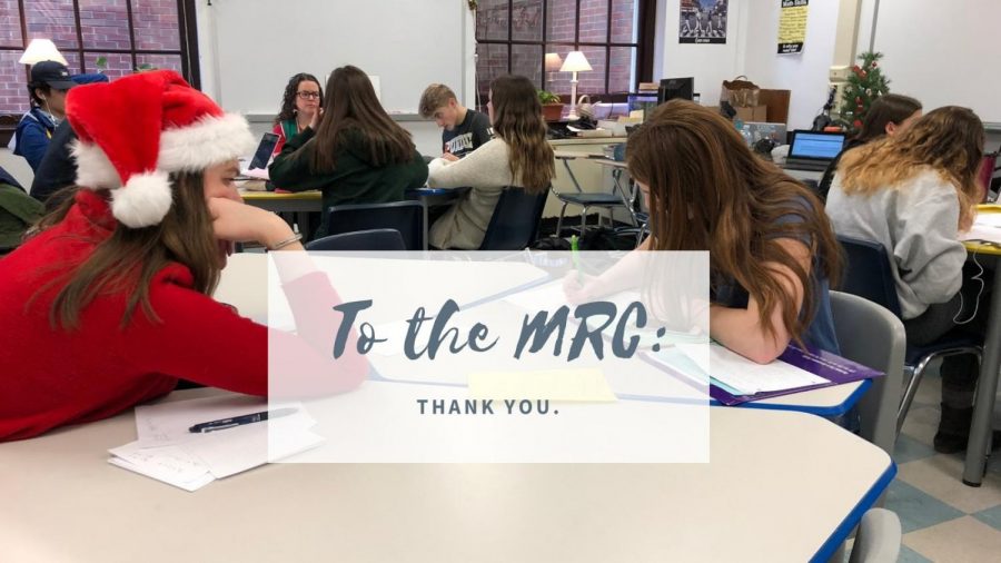 A Thank You to the MRC