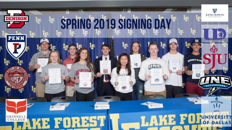LFHS Student Athletes Sign Letters of Commitment