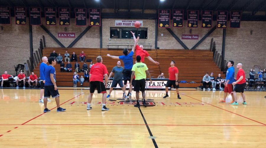 Teachers beat first responders in charity basketball game