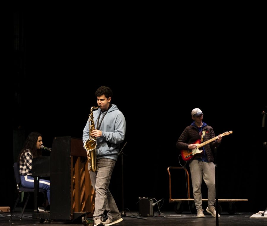 Gabby Moore, Keenan Jajeh, and Ryan McFadden of J.O.E.