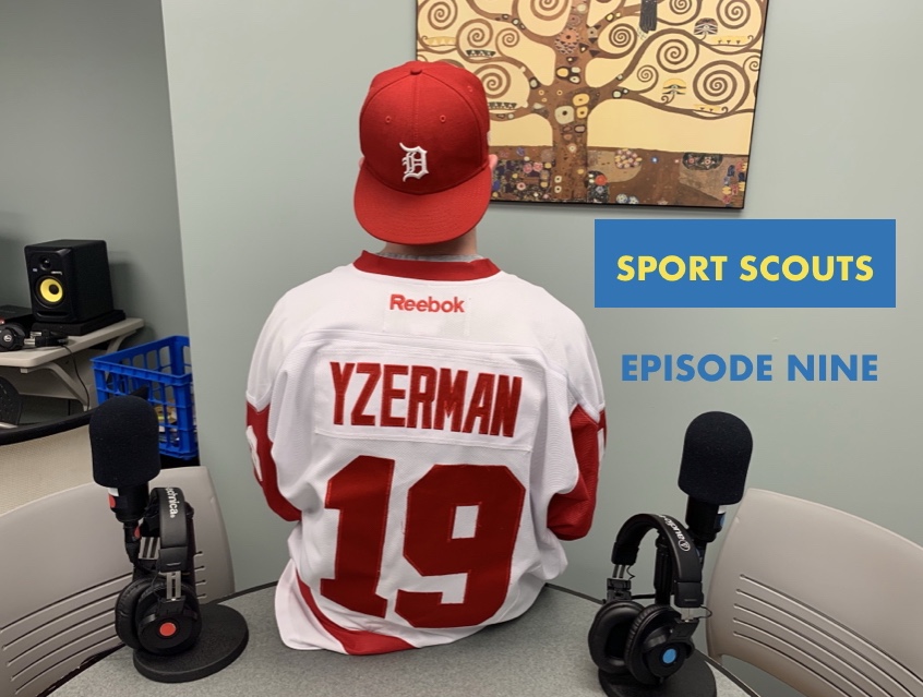 More clothes worn to celebrate the recent sports headlines - this time Joey Goodsir joins Raupp with his Steve Yzerman jersey. Yzerman was hired to be the Detroit Red Wings' new GM Friday, returning to his career-spanning home as a player. "Stevie" is also the namesake of Goodsir's dog.