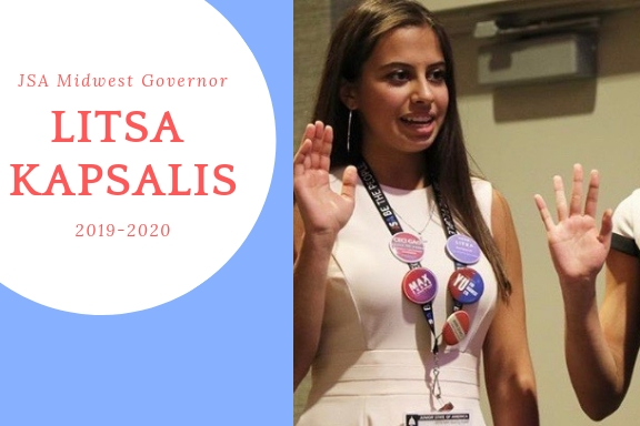 Litsa Kapsalis is JSA’s 2019-2020 Midwest Governor!