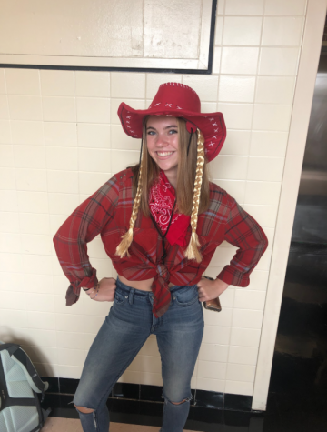 red cowboy outfit