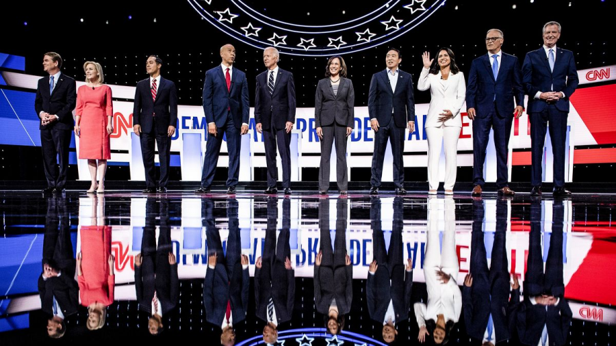 10 of the 20 candidates who participated in the Democratic Primary Debates in July