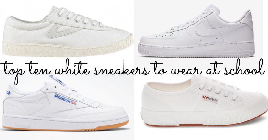 White Sneakers to wear for High School 