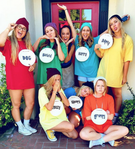 Frat themed outlet party costumes