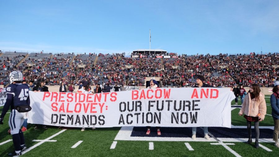 Protest+Interrupting+Yale%2FHarvard+Game+was+Out+of+Bounds