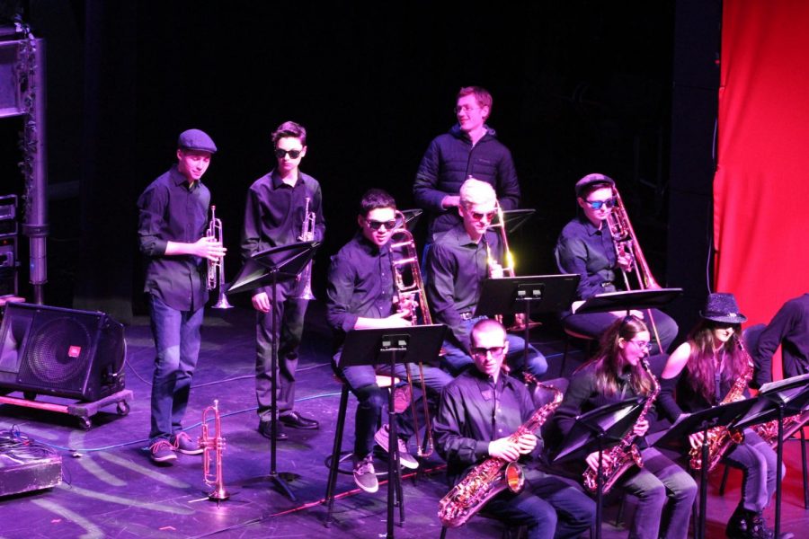 LFHS Big Band performs Night 3.