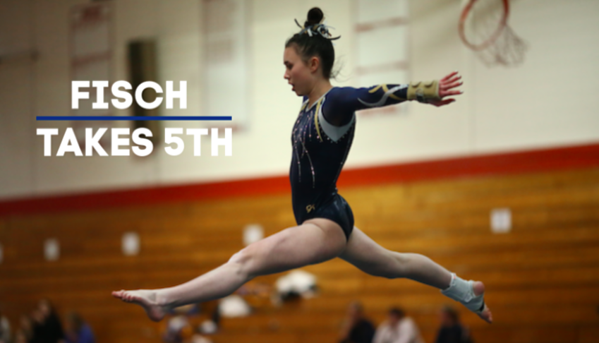 Junior Kristin Fisch Takes Fifth Place at State Gymnastics Meet