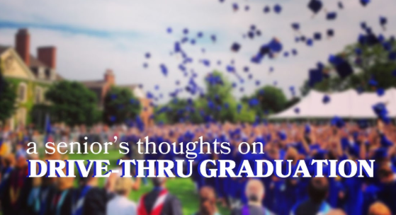 While a "drive-thru graduation" may be a necessary solution down the road, it should never immediately pose as a replacement for the traditional one — because it's just not.