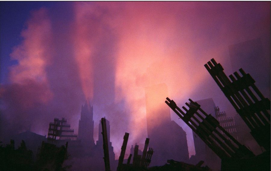 Social worker Maggie Harmsens father, a Deputy Chief for the Deerfield Fire Department in 2001, took a photo of Ground Zero soon after the attacks that killed nearly 3,000 Americans.