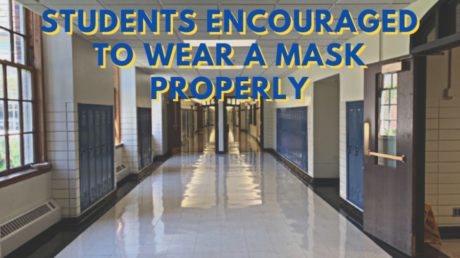 Students encouraged to wear masks properly as COVID numbers rise