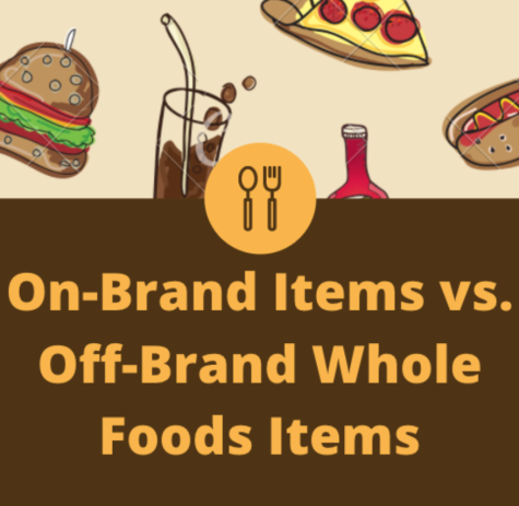 On-Brand vs. Off-Brand stuff from Whole foods