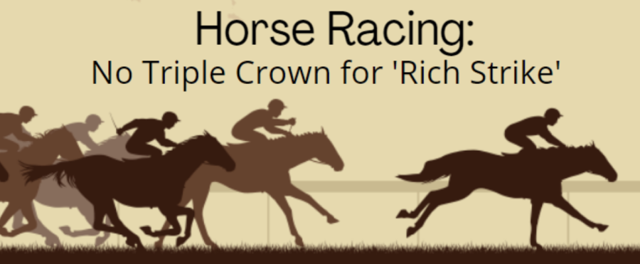 Horse Racing: No Triple Crown for ‘Rich Strike’