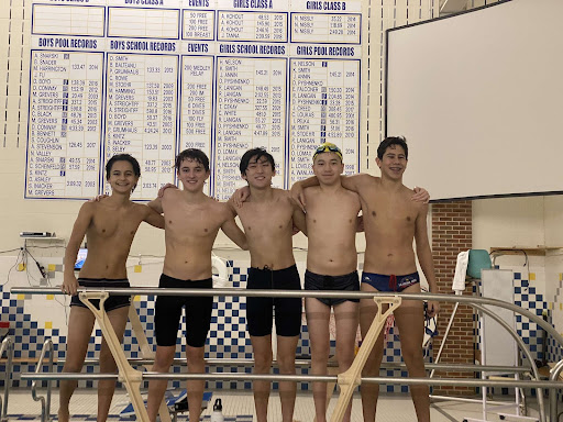 Five freshmen make Boys Varsity Swim and Dive team