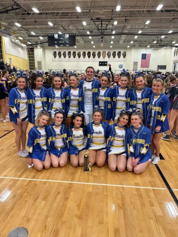 Varsity Cheer qualifies for State for the 2nd year in a row