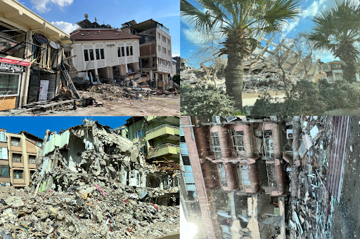 Scenes of the earthquake's destruction, on the border of Syria and Turkey in Reyhanli