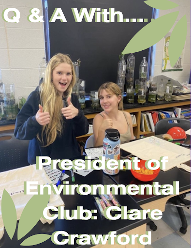 Life of the President of Enviro Club: Q&A with Clare Crawford