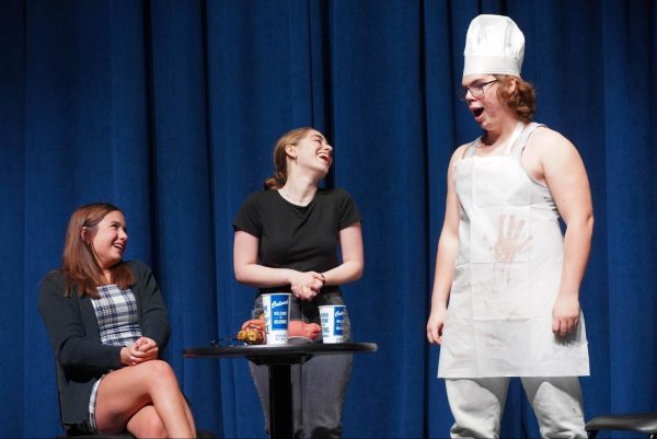 Henry Laufenberg performing in One Act Play, Kev Burger (Courtesy of Henry Laufenberg)