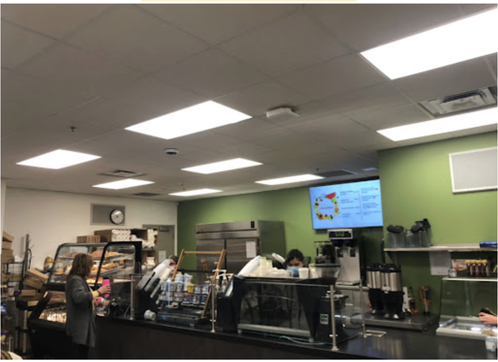 The grind offers a variety of cafe-style food and drinks for students. (Photo Courtesy of The Forest Scout)