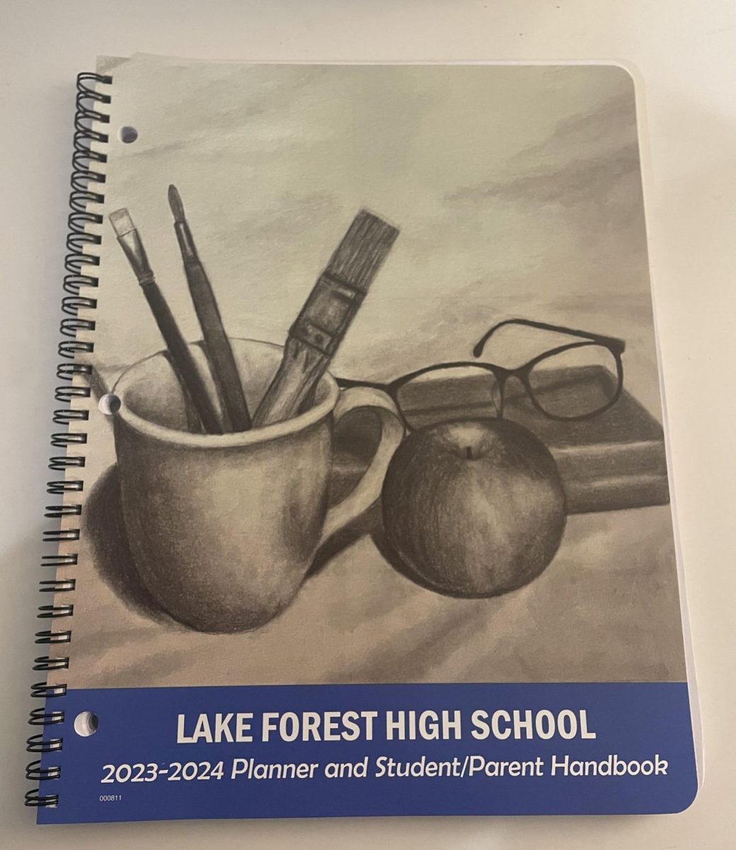 LFHS provides free planners to every student in hopes of increasing personal organizational levels. Photo courtesy of Ariel Ellison.