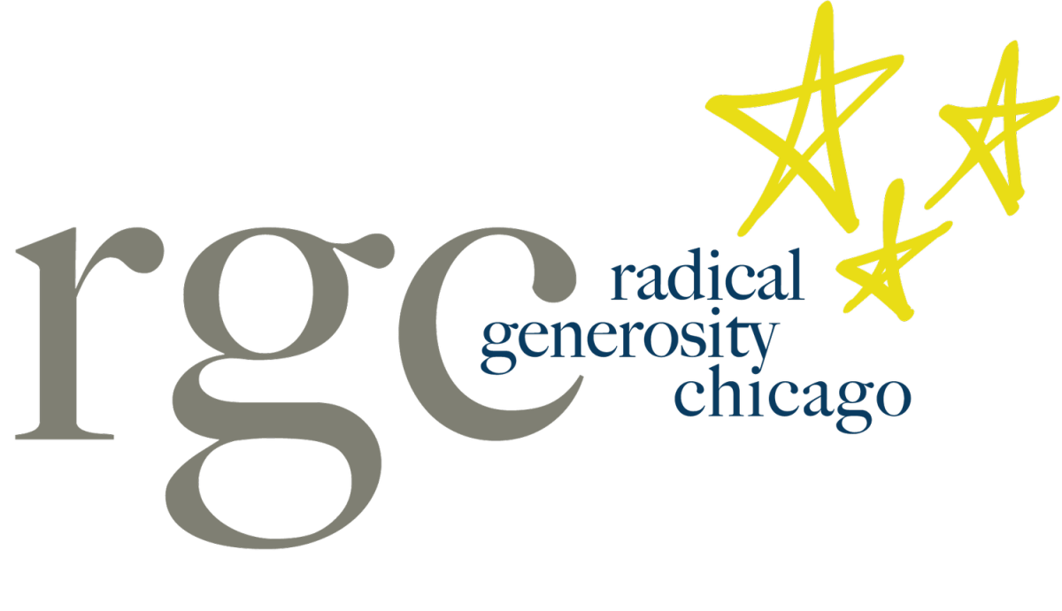 Radical Generosity Chicago’s Logo. (Photo Courtesy of radicalgenerositychicago.org)