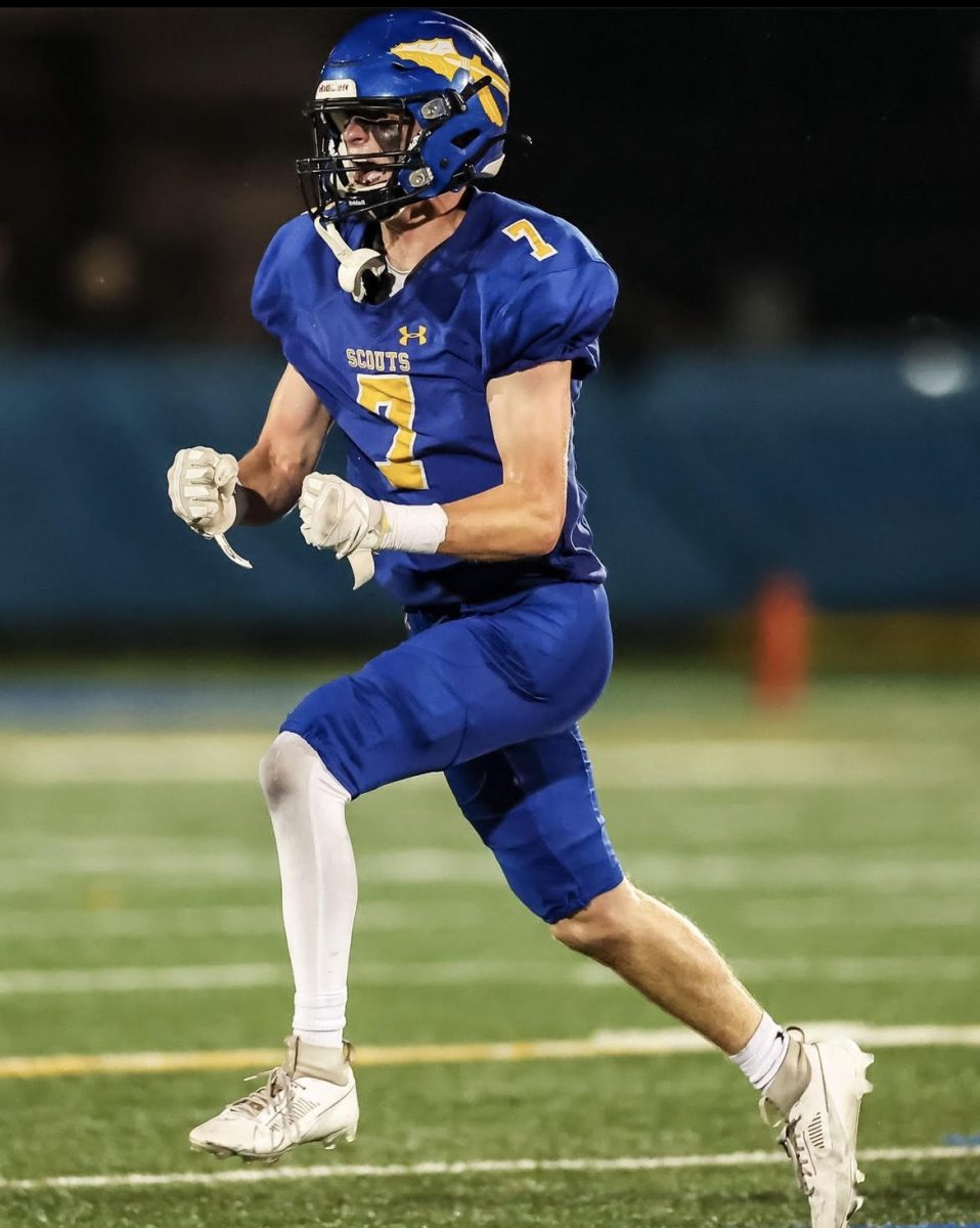 Aberle playing against Carmel