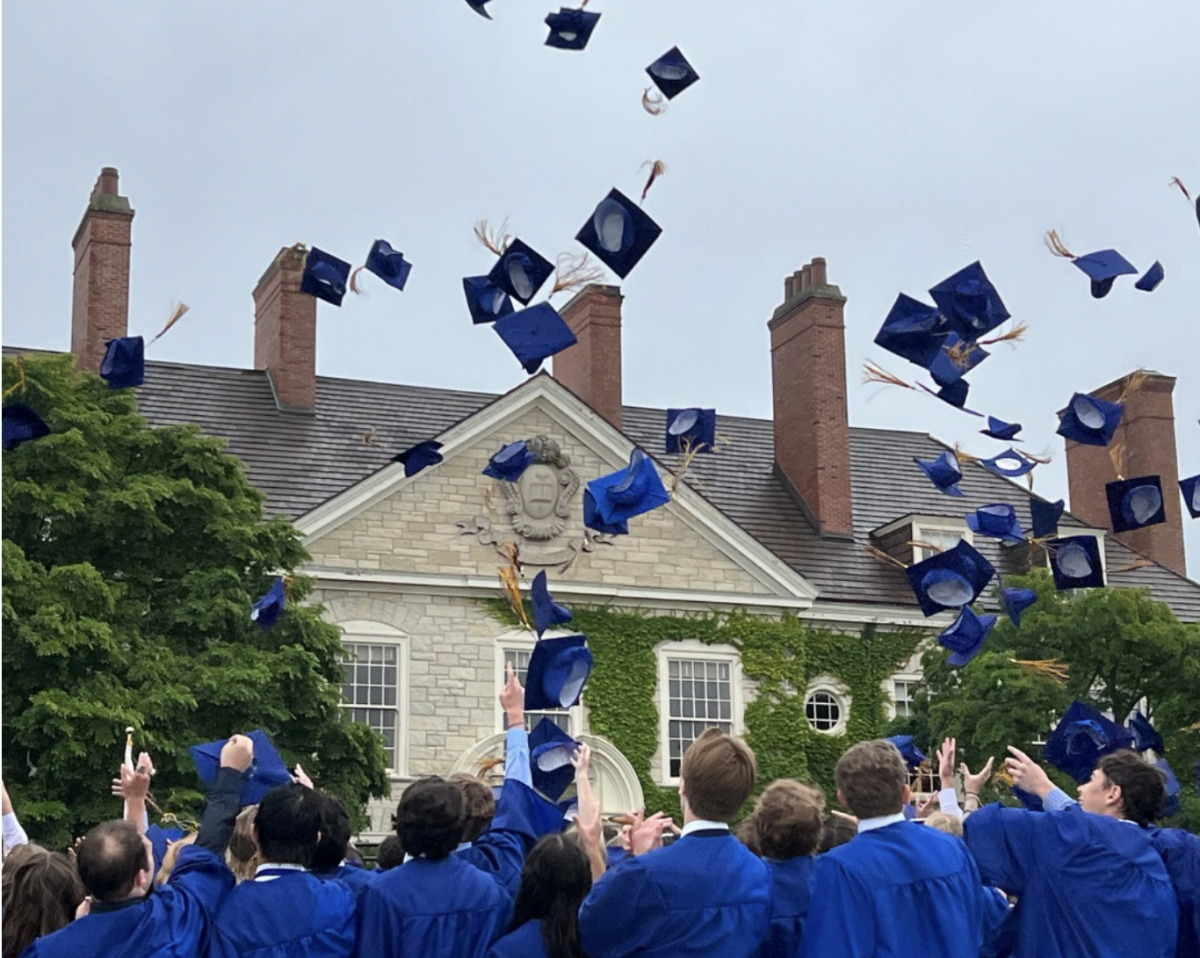 Students during the '22 graduation. Photo Courtesy of Melanie Walsh.