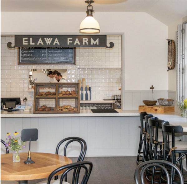 Interior space of Elawa Farm’s new cafe 
Courtesy of @elawafarm on Instagram