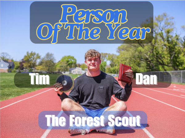 Senior Tim Dan, who balances sports, academics, and his faith, is The Forest Scout Person of the Year.