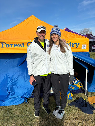 Mr. Steve Clegg with Mrs. Laura Clegg