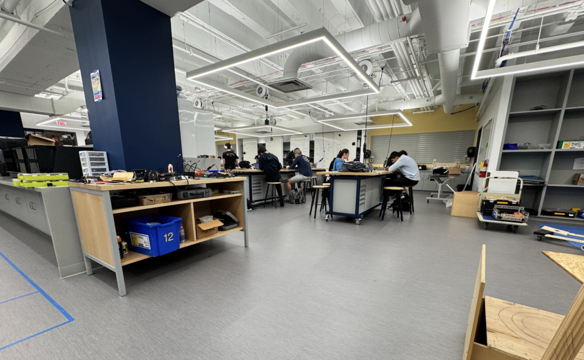 Robotics room.