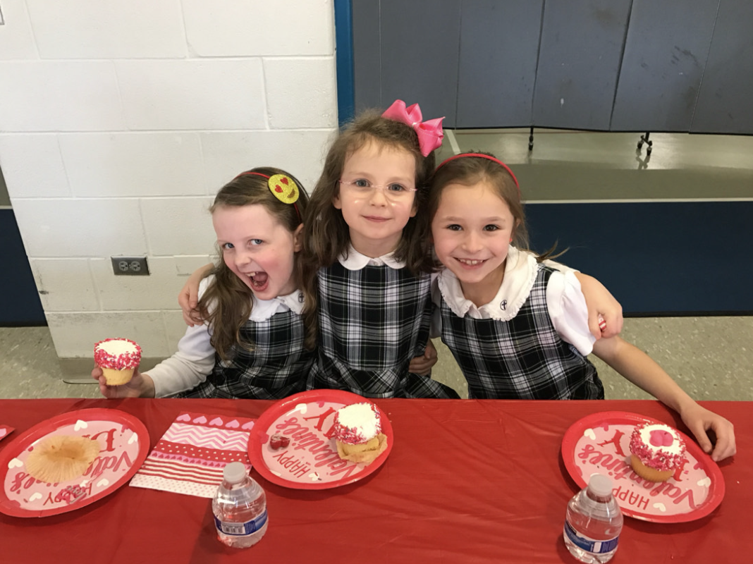 Longtime friends Bridget Lucier, Quinn Bukaty, and Elise Mancuso have remained close despite going to different schools.