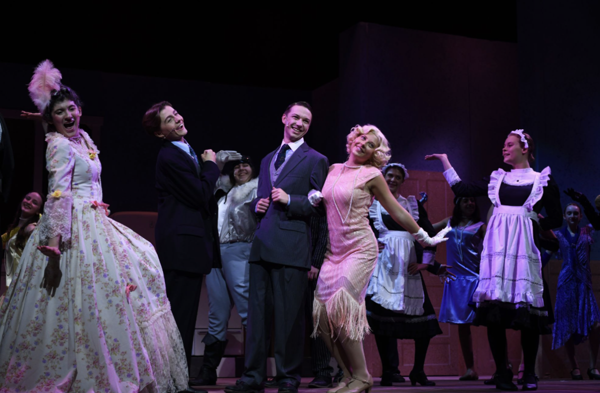 At the intermission of Friday's performance of The Drowsy Chaperone,  audience and staff members were put into shelter in place because of a tornado warning. The second half of the show was canceled.